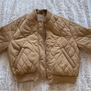 Blank NYC Quilted Tan Jacket